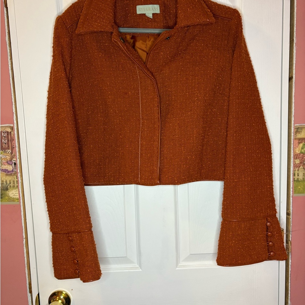 New with tags Ryegrass Women's cropped Jacket with bell sleeves